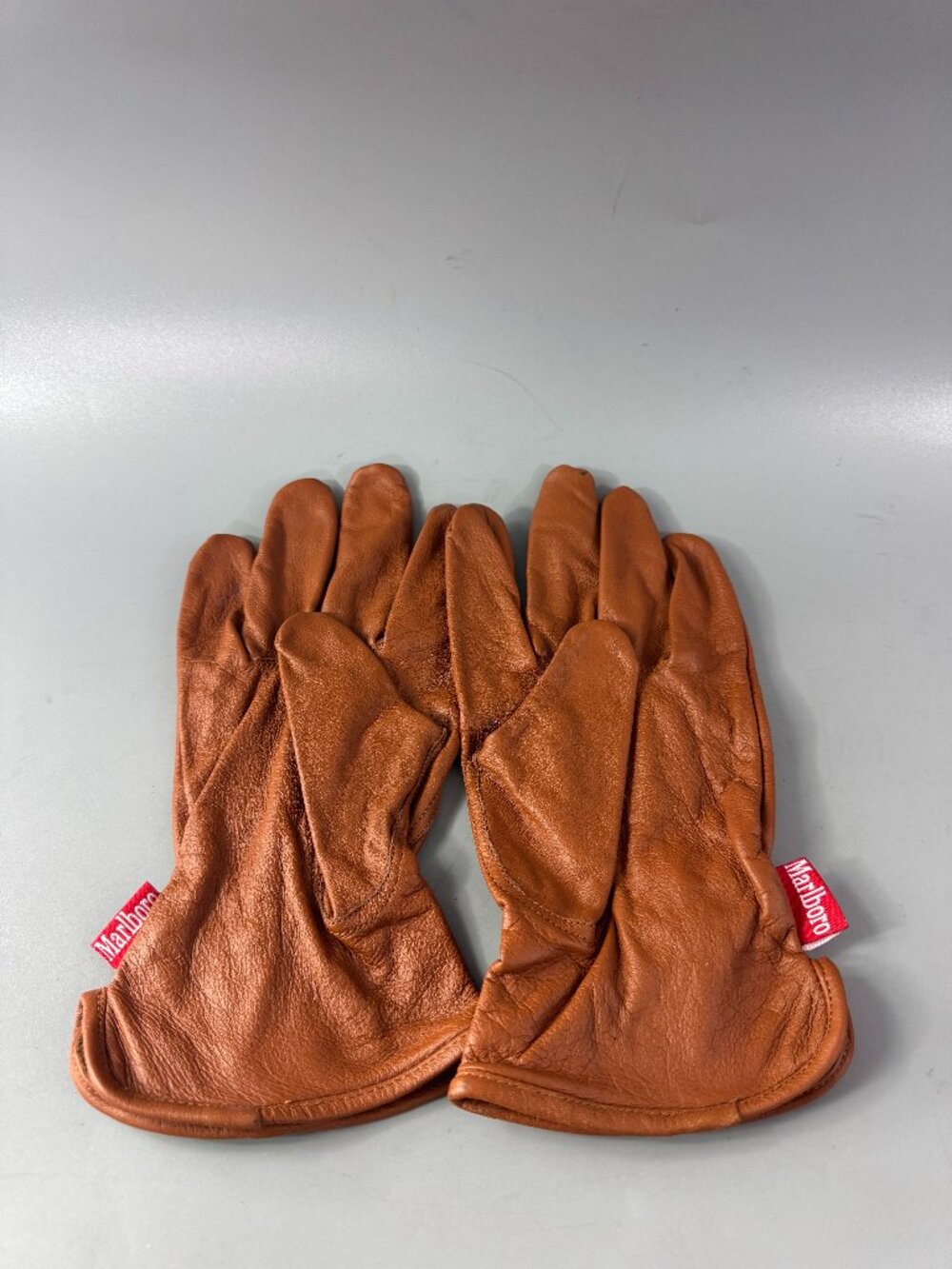 Vintage Marlboro Leather Gloves Size L/XL